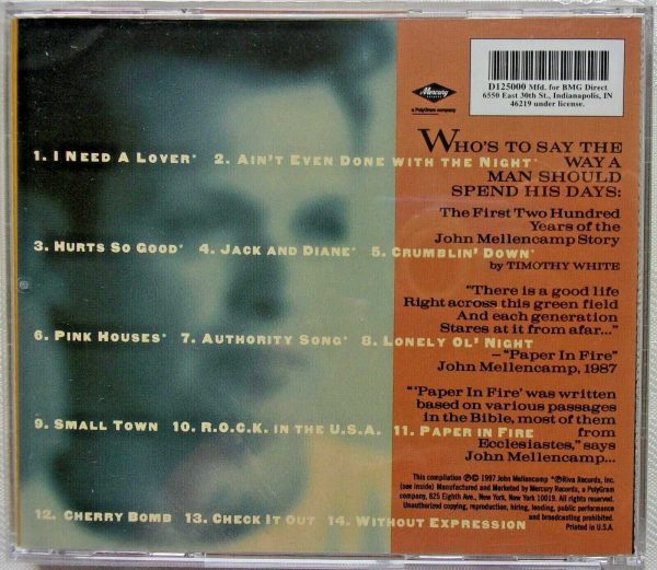 JOHN MELLENCAMP - CD - Best That I Could Do 1978-88 - BRAND NEW - Image 3