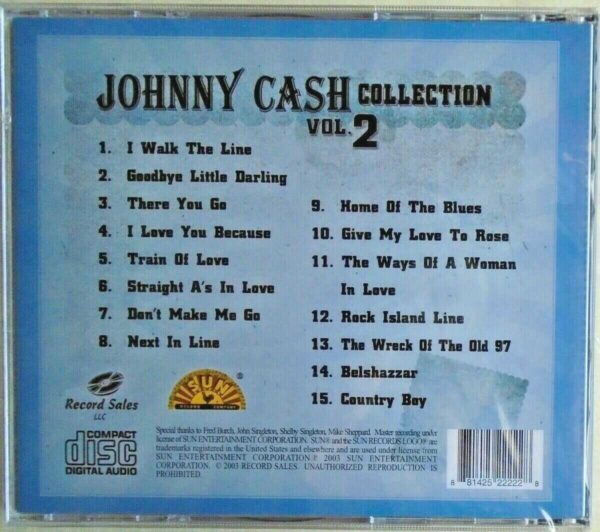 JOHNNY CASH - CD - Collection - Vol. 2 - BRAND NEW - Image 3