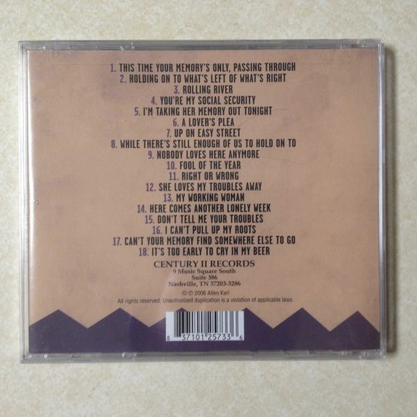 KARL, ALLEN - ROLLING RIVER - BRAND NEW CD - Image 3