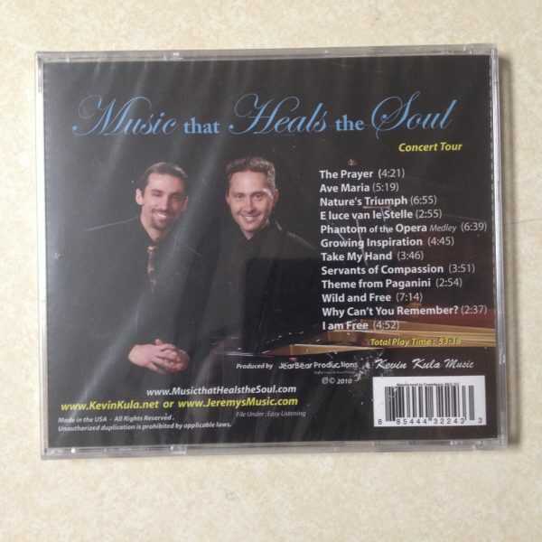 KULA, KEVIN AND JEREMY THRELFALL - MUSIC THAT HEALE - BRAND NEW CD - Image 3