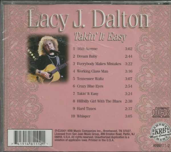 LACY J. DALTON, - TAKIN IT EASY - CD - BRAND NEW - Image 3