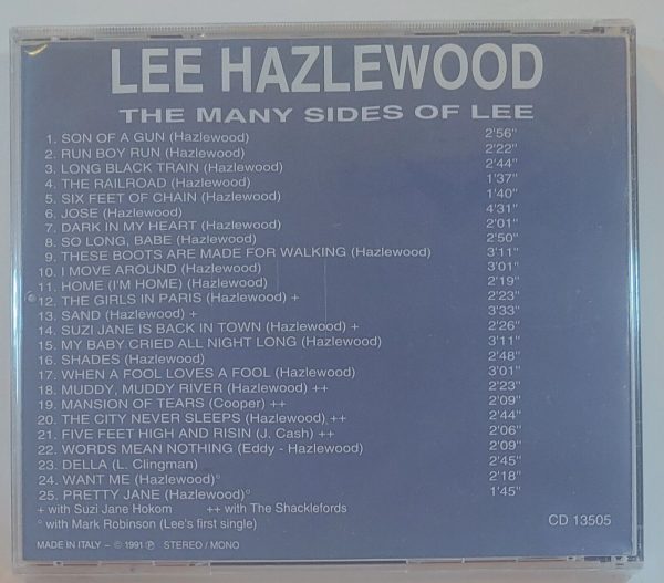 LEE HAZLEWOOD - MANY SIDES OF   CD BRAND NEW - Image 3