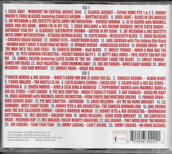 LOS ANGELES RHYTHM & BLUES CD 1944-1954 - BRAND NEW - Image 3