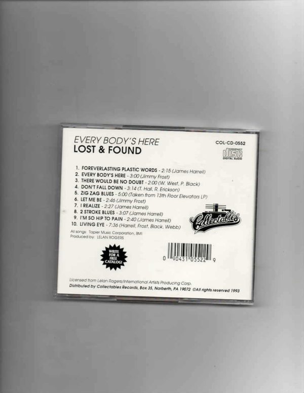 LOST & FOUND - EVERY BODY'S HERE-BRAND NEW CD - Image 3