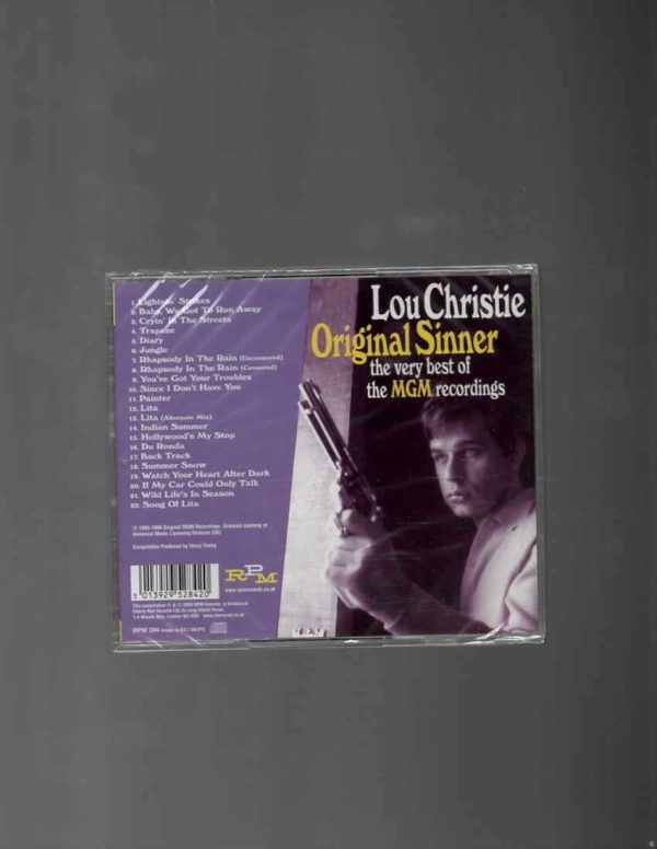 LOU CHRISTIE - ORIG SINNER VERY BEST OF MGM REC.-BRAND NEW CD - Image 3