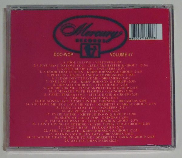 MERCURY DOO WOPS - VOL 7   CD     BRAND NEW - Image 3