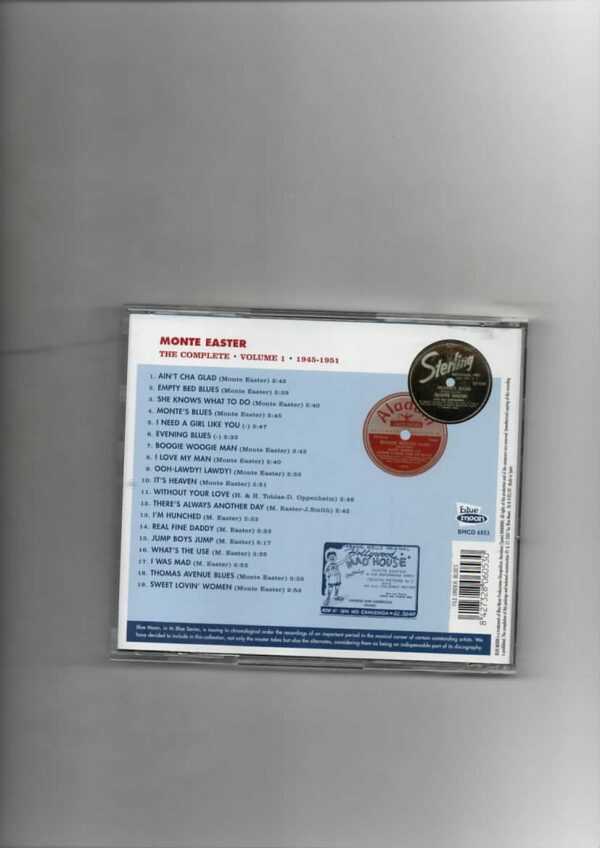 MONTE EASTER - COMPLETE RECORDINGS VOL 1 1945-1951-CD - Image 3