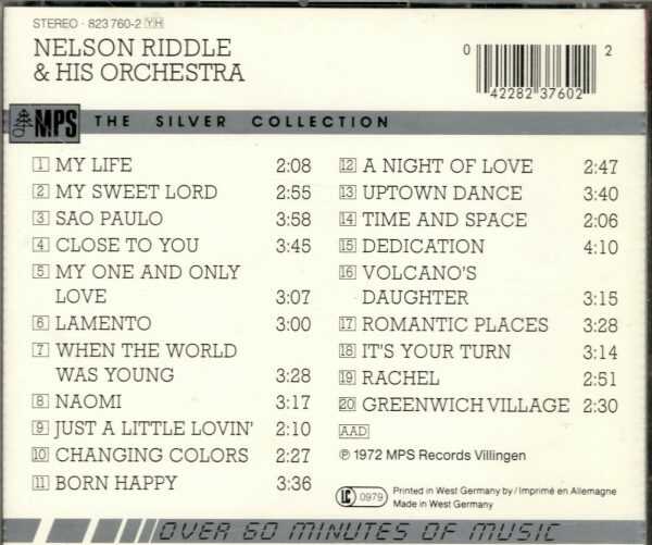 Nelson Riddle & His Orchestra - The Silver Collection - CD - Image 3