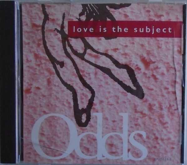 ODDS - CD - Love Is The Subject - LIKE NEW