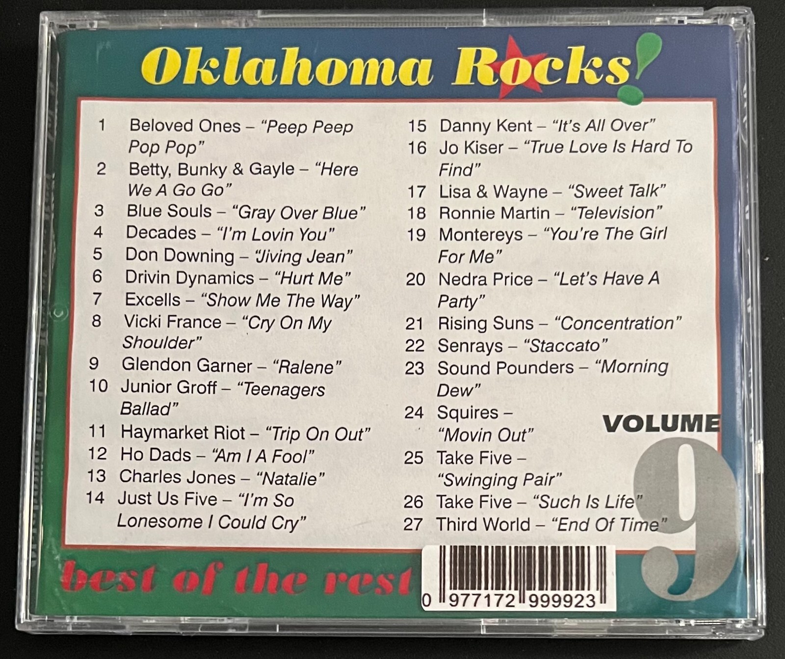 OKLAHOMA ROCKS - VOL 9 - CD - Image 3