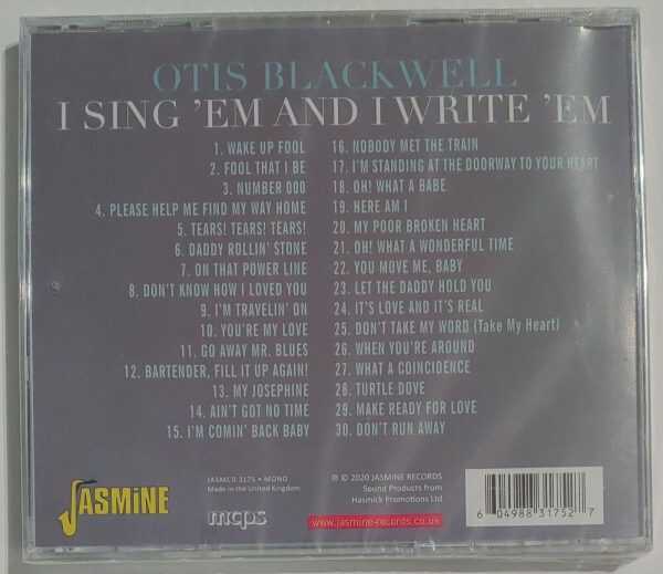 OTIS BLACKWELL - I SING EM AND I WRITE EM   CD     BRAND NEW - Image 3