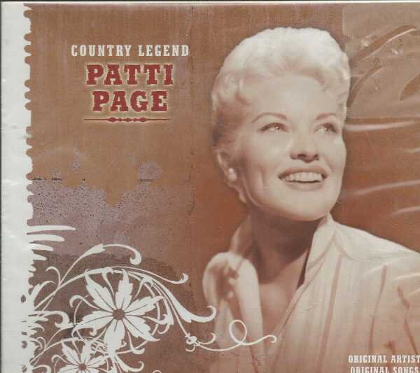 PATTI PAGE - CD - Country Legend - BRAND NEW