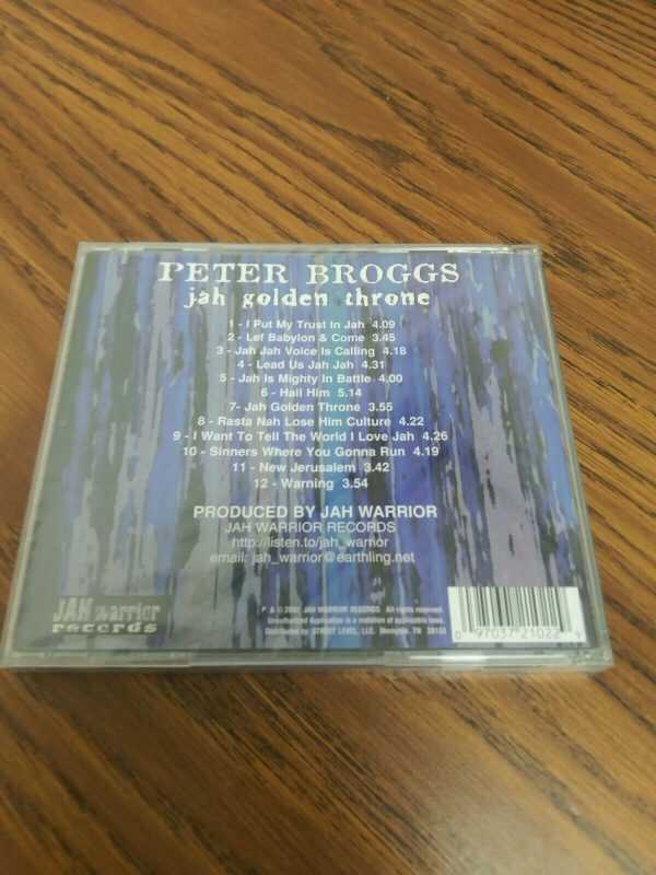 PETER BROGGS - JAH GOLDEN THRONE - CD - Image 3