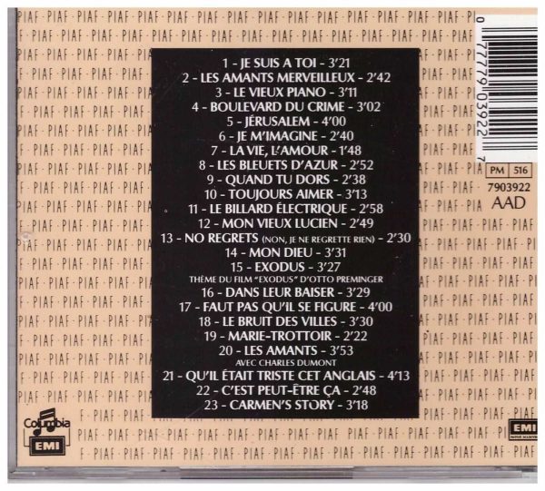 PIAF - CD - Volume 8 - GOOD CONDITION - Image 3