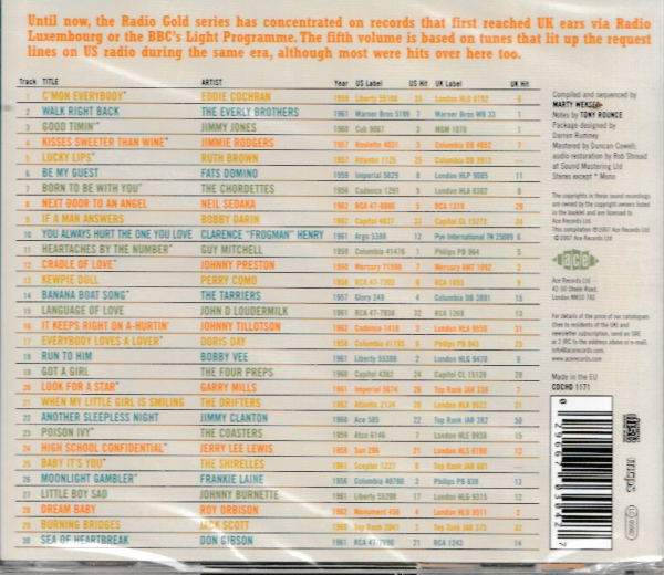 RADIO GOLD VOL 5 CD - BRAND NEW - Image 3