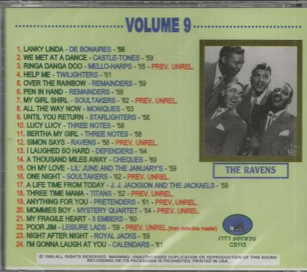 RARE AND UNRELEASED  - Vol. 9 - Group Harmony Gems -  BRAND NEW -  CD - Image 3