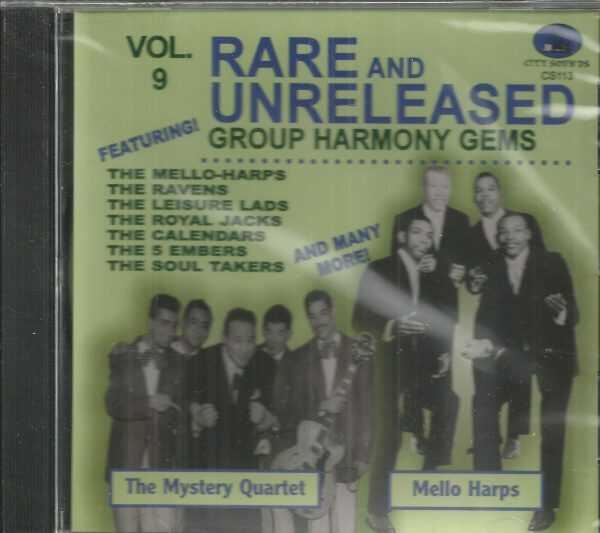 RARE AND UNRELEASED  - Vol. 9 - Group Harmony Gems -  BRAND NEW -  CD