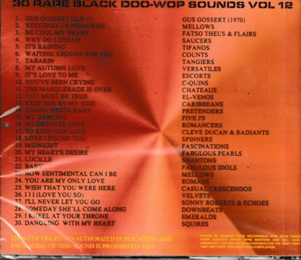 RARE BLACK SOUNDS - VOL 12 CD - BRAND NEW - Image 3