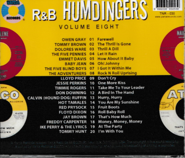 R&B HUMDINGERS - VOL 8 CD - BRAND NEW - Image 3