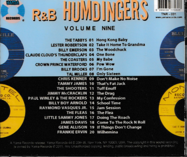 R&B HUMDINGERS - VOL 9 CD - BRAND NEW - Image 3