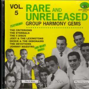 Rare And Unreleased Group Harmony Gems Vol 5 - CD