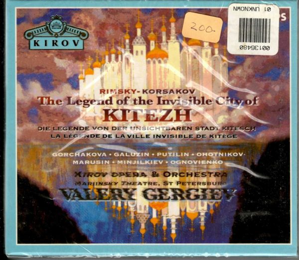 Rimsky-Korsakov: The Legend of the Invisible City of Kitezh - 3 CD - Brand New