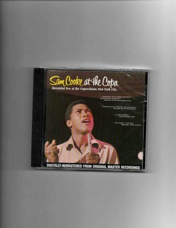 SAM COOKE- RECORDED LIVE AT THE COPACABANA, NYC-CD