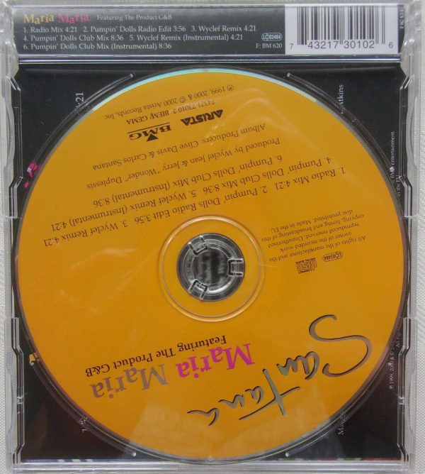 SANTANA - CD - Maria Maria - Featuring The Product G&B -BRAND NEW - Image 3