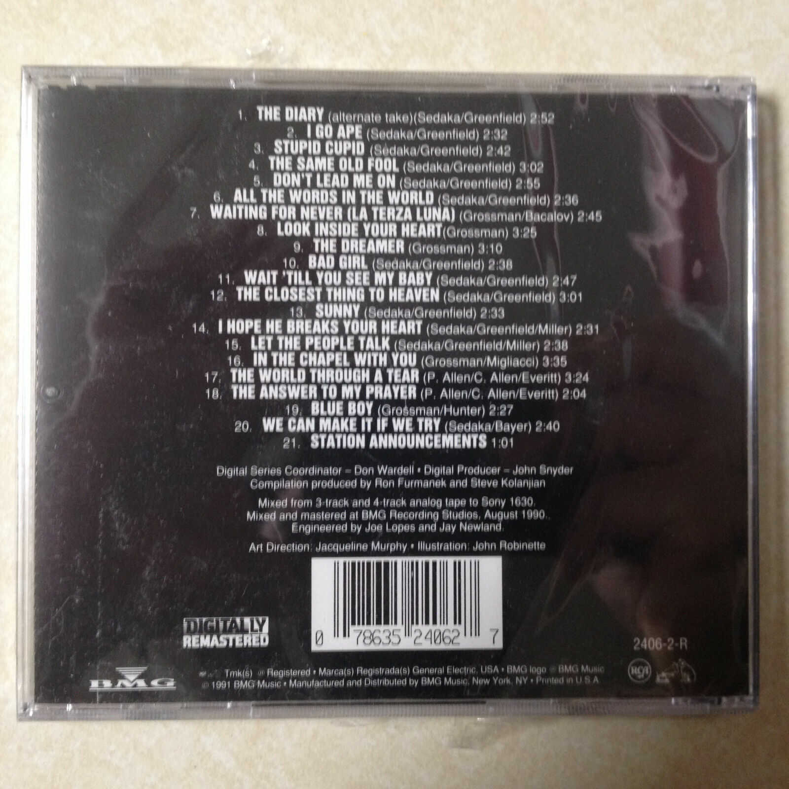 SEDAKA, NEIL - ALL TIME GREATEST HITS VOL 2 BRAND NEW CD - Image 3