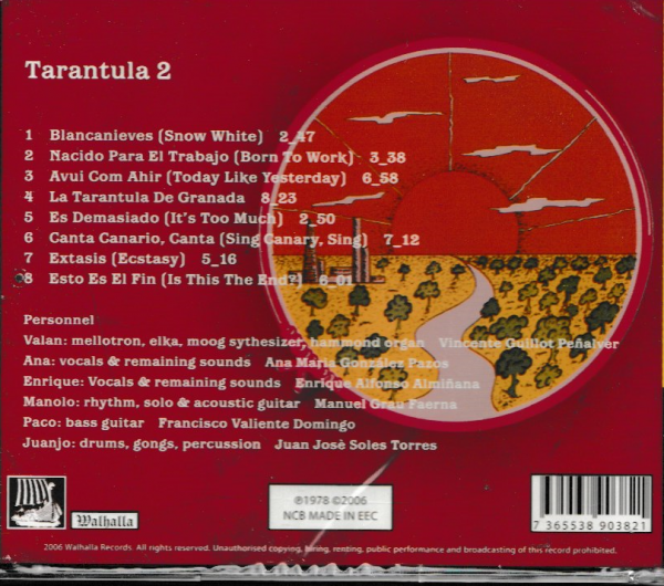 TARANTULA VOL 2 CD - BRAND NEW - Image 3
