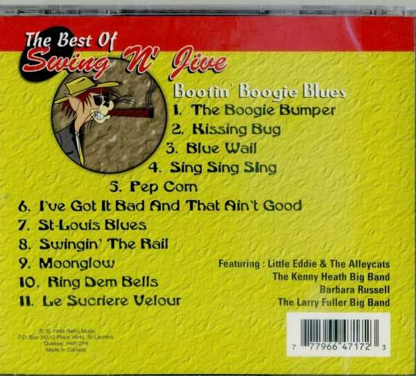 THE BEST OF SWING N' JIVE -  BOOTIN' BOOGIE BLUES - CD - BRAND NEW - Image 3