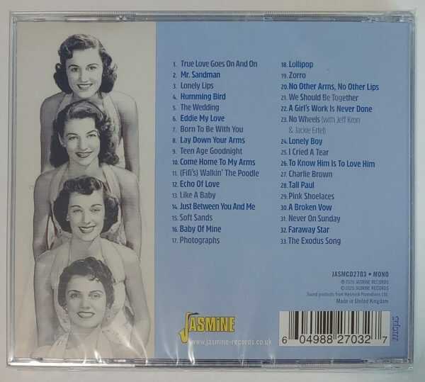 THE CHORDETTES - SANDMAN & LOLLIPOPS / GREATEST HITS 1954-67   CD  BRAND NEW - Image 3