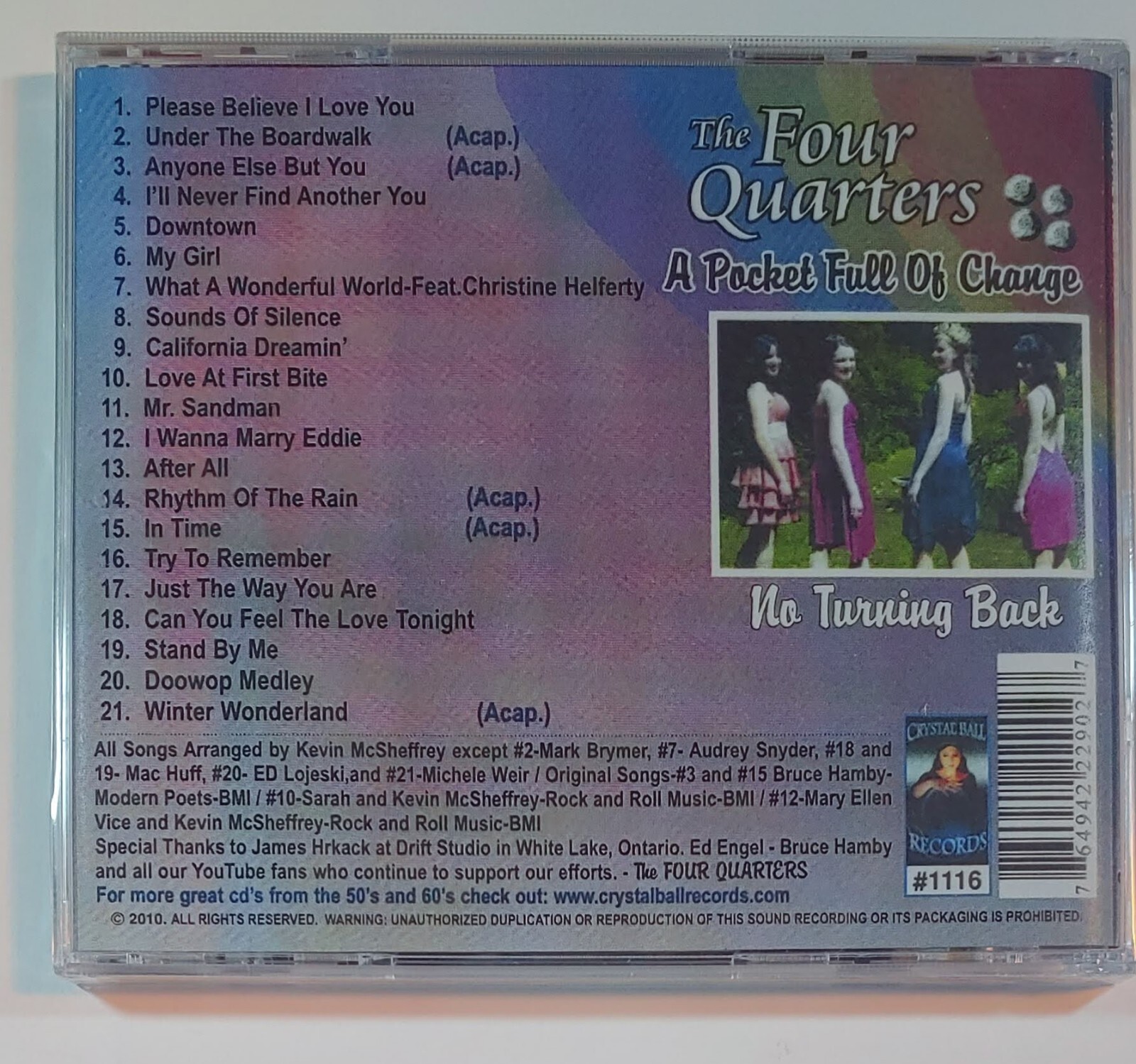 THE FOUR QUARTERS - A POCKETFUL OF CHANGE  CD BRAND NEW - Image 3