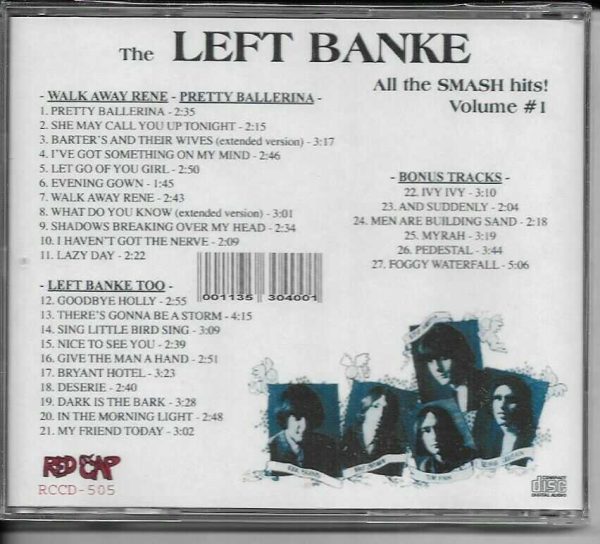 THE LEFT BANKE CD - ALL THE SMASH HITS VOL 1 - BRAND NEW - Image 3