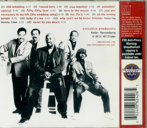 THE TEMPTATIONS - LEGACY -  CD  - LIKE NEW - Image 3