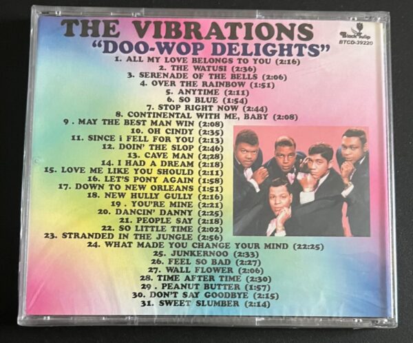 THE VIBRATIONS - DOO WOP DELIGHTS - CD BRAND NEW - Image 3