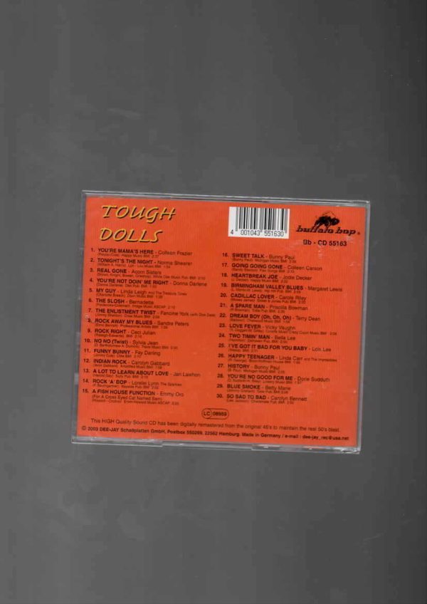 TOUGH DOLLS - BUFFALO BOP-BRAND NEW CD - Image 3