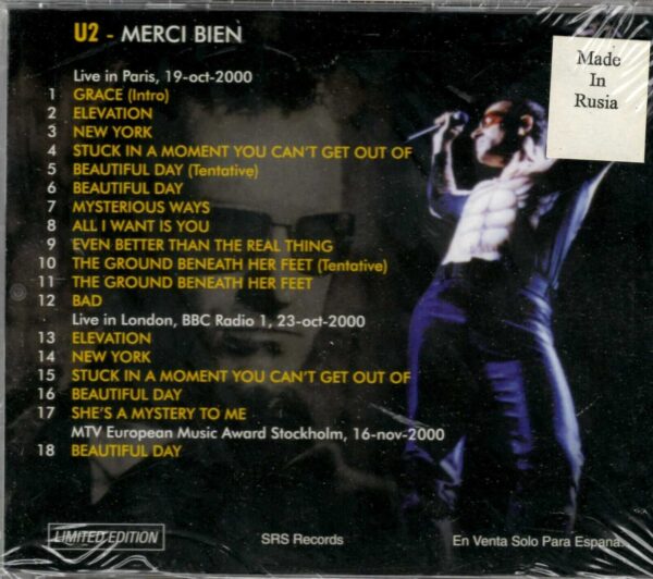 U2 - Merci Bien - CD - Brand New - Image 3