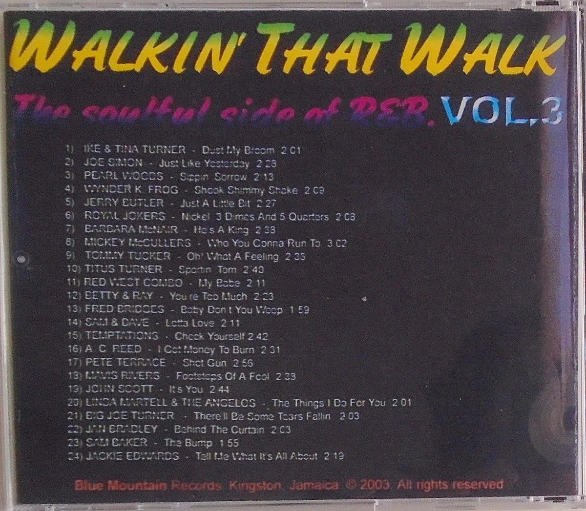 WALKIN' THAT WALK - CD - The Soulful Side of R&B - Vol. 3 - LIKE NEW - Image 3