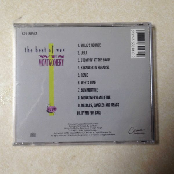 WES MONTGOMERY - BEST OF WES - BRAND NEW CD - Image 3
