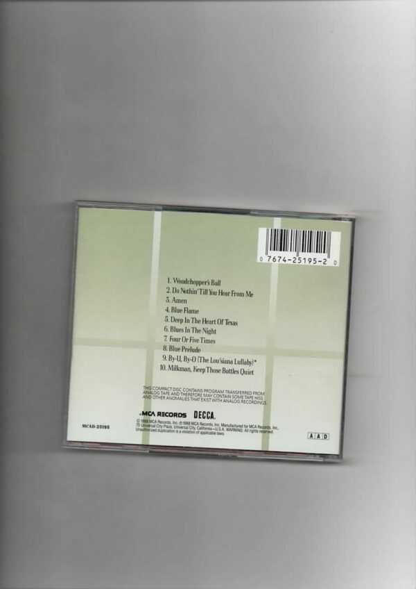 WOODY HERMAN - THE BEST OF THE DECCA YEARS-CD - Image 3