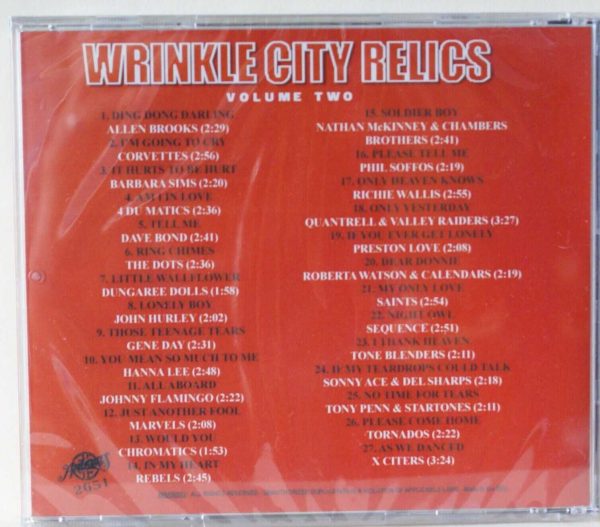 WRINKLE CITY RELICS - VOL. 2 - CD  - BRAND NEW - Image 3