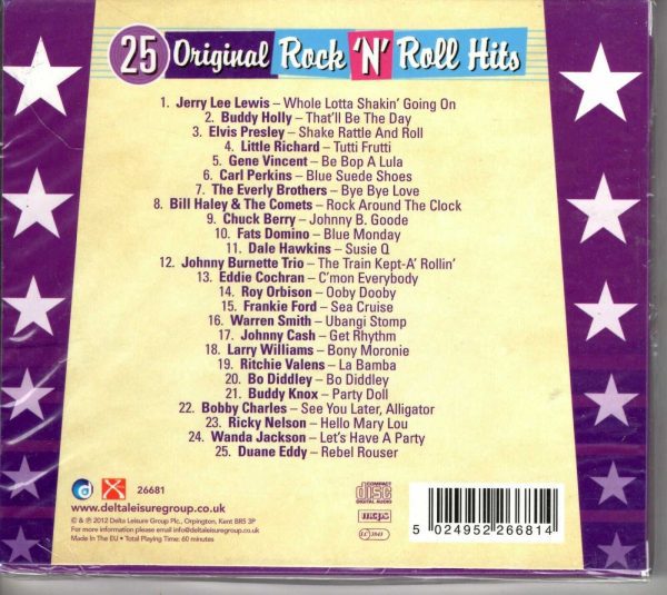 25 Original Rock "N" Roll Hits - CD - Brand New - Image 3