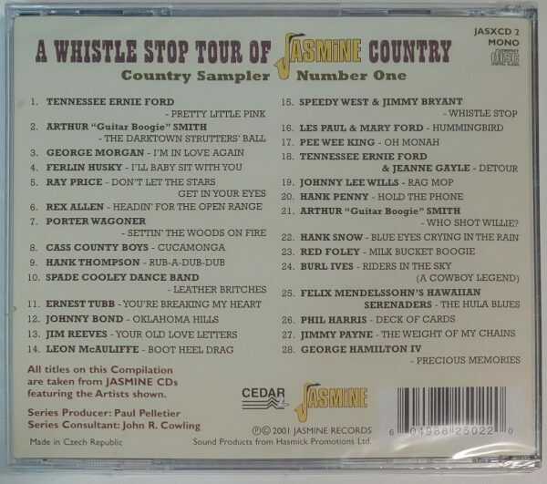 A WHISTLE STOP TOUR OF JASMINE COUNTRY   CD     BRAND NEW - Image 3