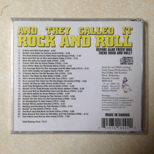 AND THEY CALLED IT ROCK AND ROLL - BRAND NEW CD - Image 3