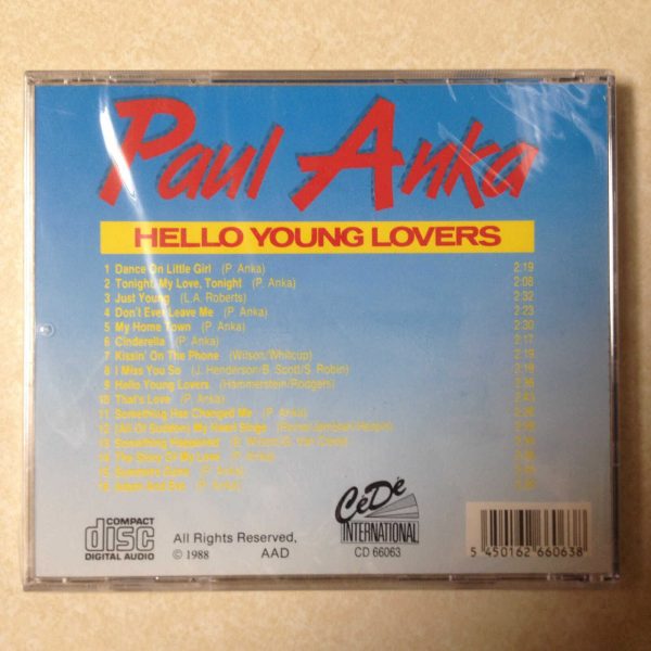 ANKA, PAUL - HELLO YOUNG LOVERS - BRAND NEW CD - Image 3