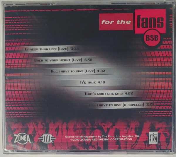 BACKSTREET  BOYS -  FOR THE FANS   CD     BRAND NEW - Image 3
