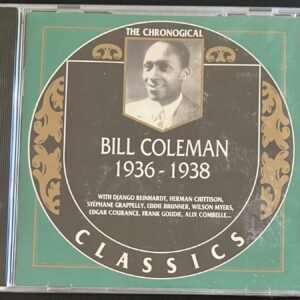 BILL COLEMAN - 1936-`1938 - CD BRAND NEW