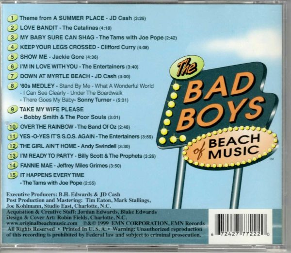 Bad Boy Beach Music - CD - Image 3
