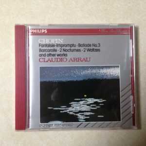 CHOPIN - FANTASIE IMPROMP BALLADE NO.3 W/ CLAUDIO ARRAU CD